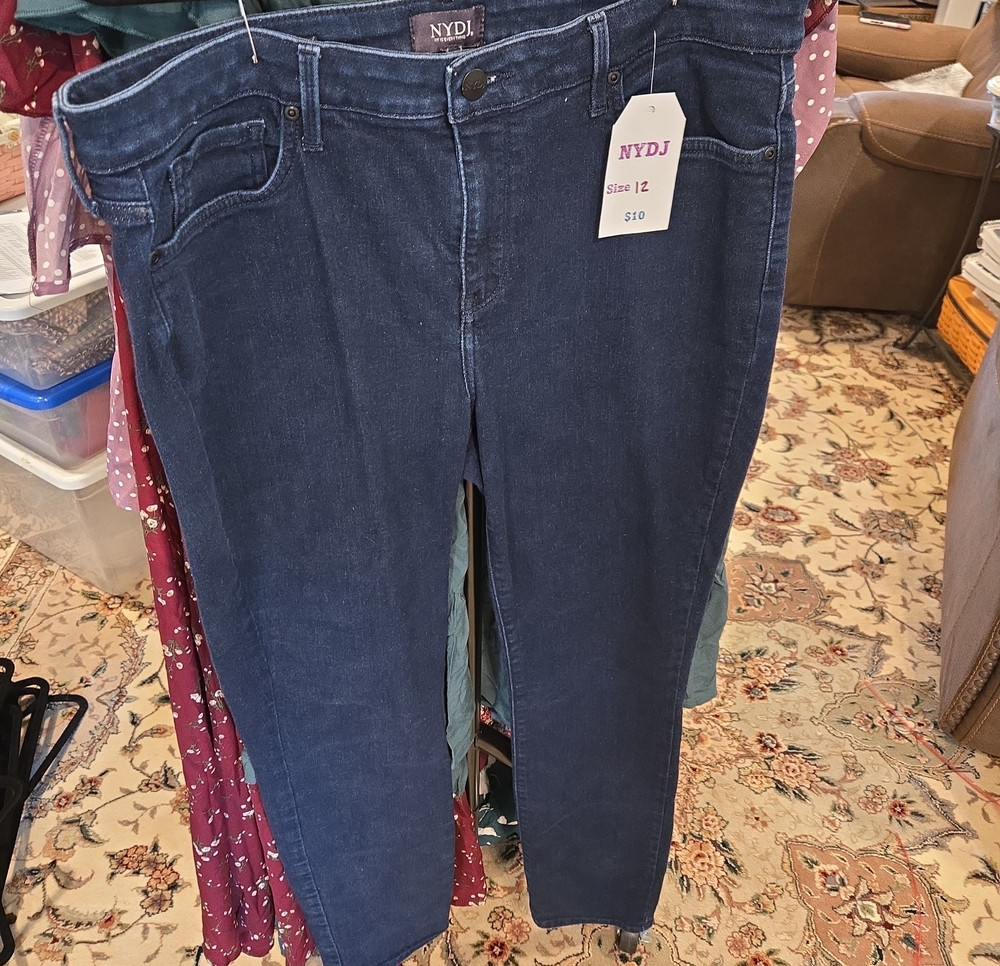 NYDJ Dark Blue Skinny Jeans - Classic Stretch Denim